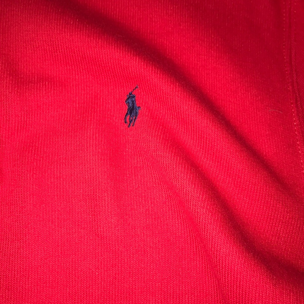 Red polo pullover - Picture 2 of 3
